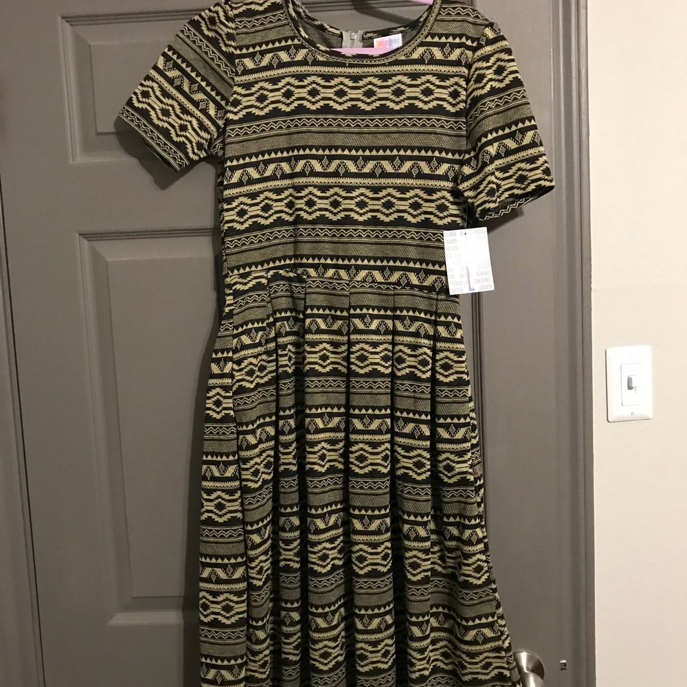 Lularoe Amelia Large tribal print